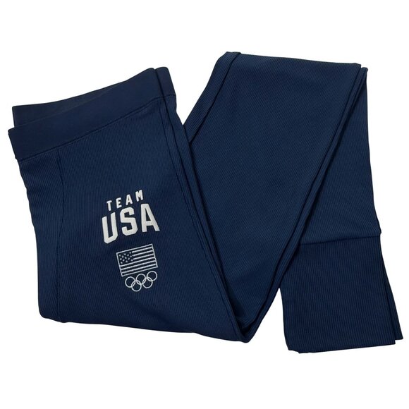 SKIMS Soft Lounge Rib Leggings Team USA Navy XL - Picture 12 of 12